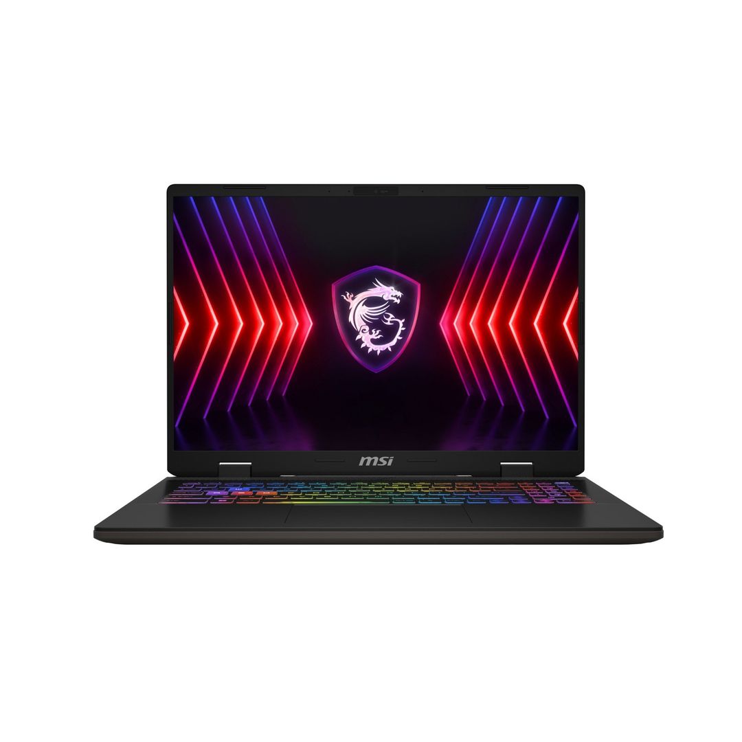 MSI Sword 16 HX B14VGKG-013UK Intel® Core™ i7 i7-14700HX Laptop 40.6 cm (16") Quad HD+ 16 GB DDR5-SDRAM 1 TB SSD NVIDIA GeForce RTX 4070 Wi-Fi 6E (802.11ax) Windows 11 Home Grey - Image 1