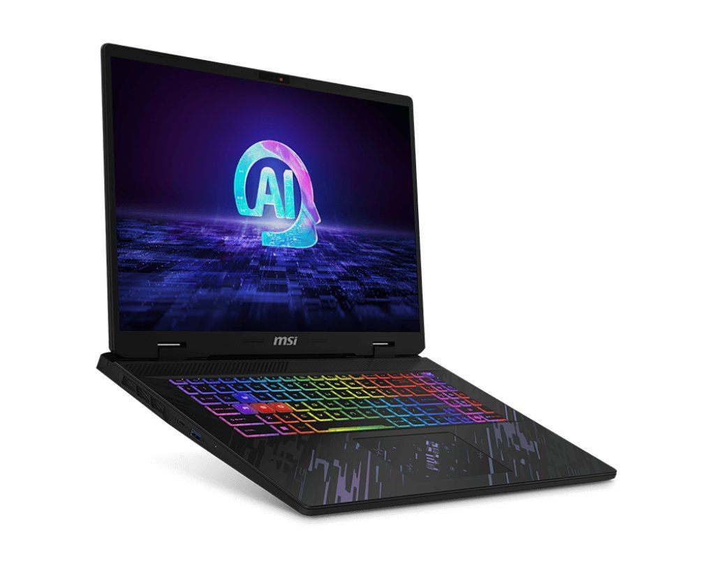 MSI Pulse 17 AI C1V Intel Core Ultra 9 185H Laptop 43.2 cm (17") Quad HD+ 16 GB DDR5-SDRAM 1 TB SSD NVIDIA GeForce RTX 4060 Wi-Fi 6E (802.11ax) Windows 11 Home Black - Image 1