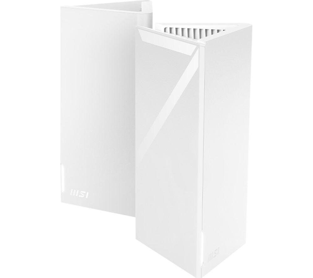 MSI Roamii BE Lite Mesh System 2-pack Dual-band (2.4 GHz / 5 GHz) Wi-Fi 7 (802.11be) White 3 Internal - Image 1