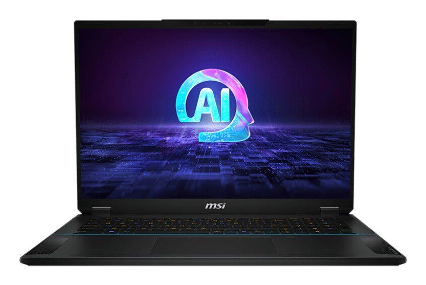 MSI Stealth 18 AI Studio A1VIG-001UK laptop Intel Core Ultra 9 185H 45.7 cm (18") UHD+ 64 GB DDR5-SDRAM 2 TB SSD NVIDIA GeForce RTX 4090 Wi-Fi 7 (802.11be) Windows 11 Pro Black - Image 1