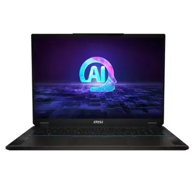 MSI Stealth 18 AI Studio A1VIG-001UK laptop Intel Core Ultra 9 185H 45.7 cm (18") UHD+ 64 GB DDR5-SDRAM 2 TB SSD NVIDIA GeForce RTX 4090 Wi-Fi 7 (802.11be) Windows 11 Pro Black - Thumbnail 2