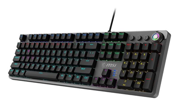 MSI FORGE GK310 RED UK keyboard Gaming USB QWERTY UK International Bla