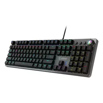 MSI FORGE GK310 RED UK keyboard Gaming USB QWERTY UK International Bla - Thumbnail 2