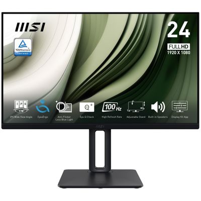MSI Pro MP245PG 24 Inch Monitor. FHD (1920 x 1080). 100Hz. IPS. 1ms. 1
