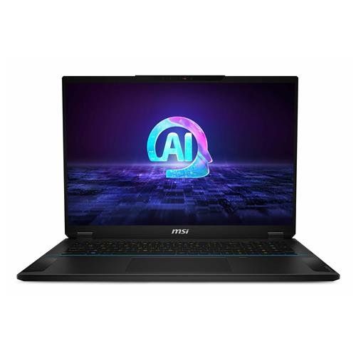 MSI Stealth 18 AI Studio A1VGG-001UK Intel Core Ultra 9 185H Laptop 45.7 cm (18") UHD+ 32 GB DDR5-SDRAM 2 TB SSD NVIDIA GeForce RTX 4070 Wi-Fi 7 (802.11be) Windows 11 Pro Black - Image 1