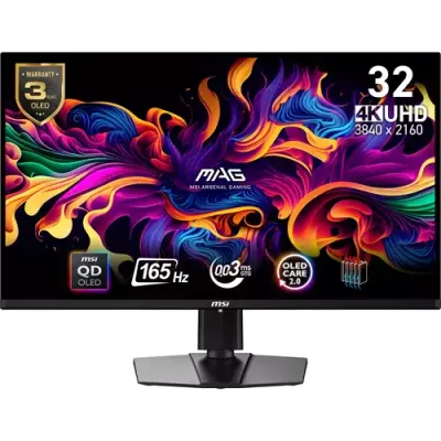 MSI MAG 321UP QD-OLED computer monitor 80 cm (31.5") 3840 x 2160 pixels 4K Ultra HD Black - Thumbnail 2
