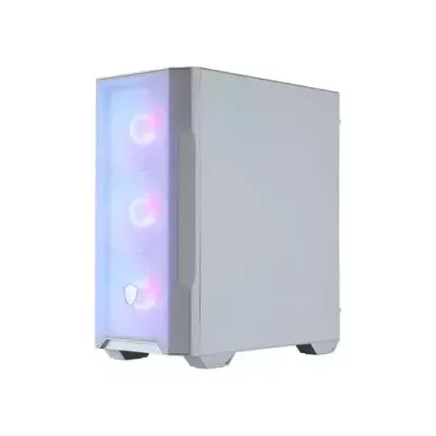 MSI MAG Forge M100R Midi Tower Transparent, White - Thumbnail 2
