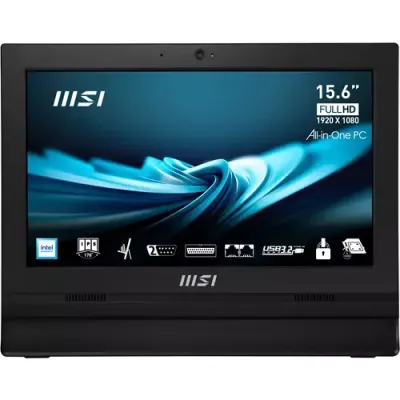 MSI Pro AP162T ADL Intel N100 All in One PC. (4GB RAM. 128GB SSD. Wind - Thumbnail 2