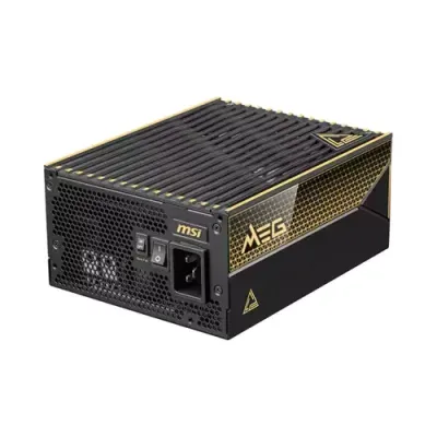 MSI MEG Ai1600T PCIE5 power supply unit 1600 W 24-pin ATX ATX Black - Thumbnail 3