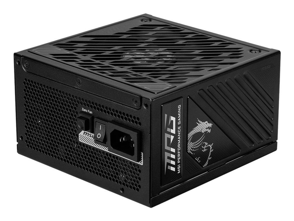 MSI MPG A850GS PCIE5 power supply unit 850 W 24-pin ATX ATX Black - Image 1