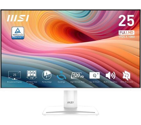MSI Pro MP251W E2 computer monitor 62.2 cm (24.5") 1920 x 1080 pixels Full HD LED White
