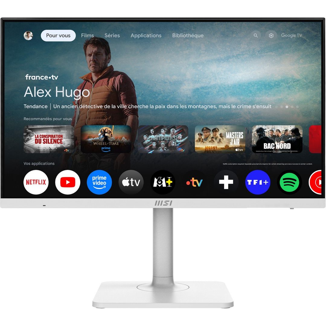 MSI Modern MD272UPSW 4K Ultra HD 27" LED Monitor - White, White - Image 1
