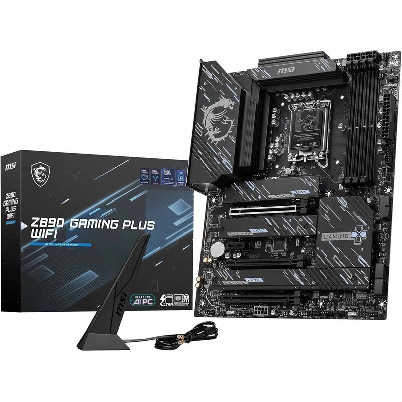 MSI Z890 GAMING PLUS WIFI motherboard Intel Z890 LGA 1851 (Socket V1) ATX - Image 1