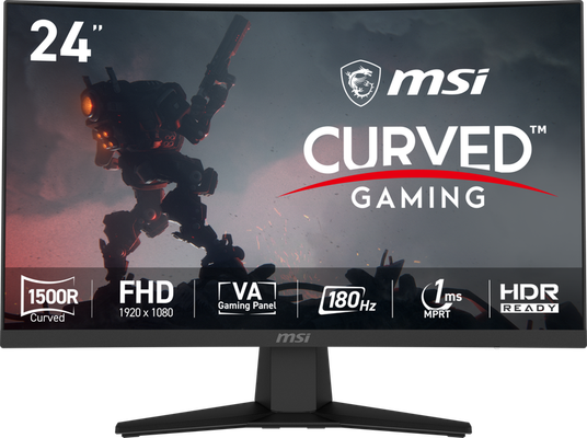 MSI MAG 244C computer monitor 59.9 cm (23.6") 1920 x 1080 pixels Full HD LCD Black - Thumbnail 3