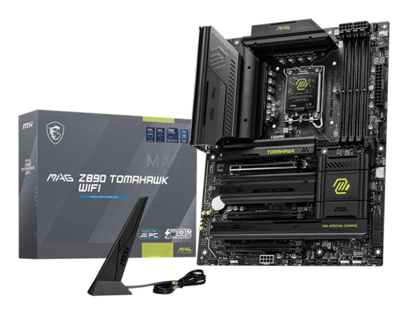 MSI MAG Z890 TOMAHAWK WIFI motherboard Intel Z890 LGA 1851 (Socket V1) ATX - Image 1