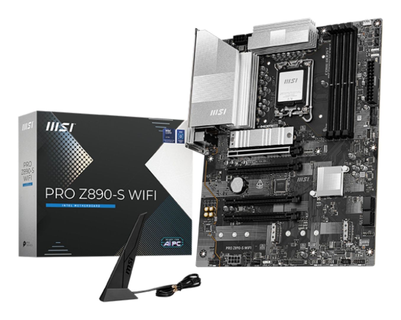 MSI PRO Z890-S WIFI motherboard Intel Z890 LGA 1851 (Socket V1) ATX - Image 1