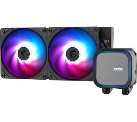 MSI MAG Coreliquid A13 240 Motherboard Processor All-in-one liquid cooler 12 cm Black 1 pc(s) - Thumbnail 2