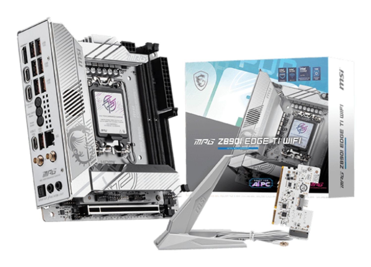 MSI MPG Z890I EDGE TI WIFI motherboard Intel Z890 LGA 1851 (Socket V1) mini ITX - Image 1