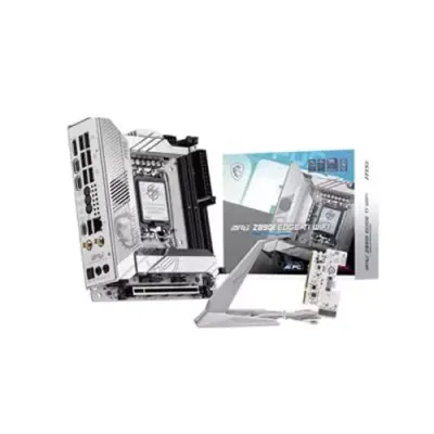 MSI MPG Z890I EDGE TI WIFI motherboard Intel Z890 LGA 1851 (Socket V1) mini ITX - Thumbnail 2