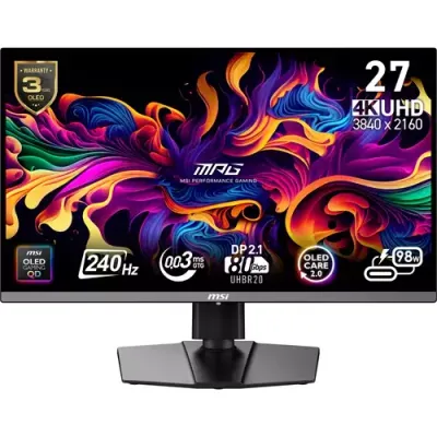 MSI 27" MPG 272URX QD-OLED 240Hz Gaming Monitor - Thumbnail 2