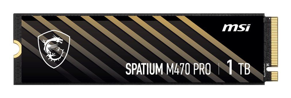 MSI Spatium M470 PRO PCIe 4.0 NVMe M.2 1TB PCI Express 4.0 3D NAND - Image 1