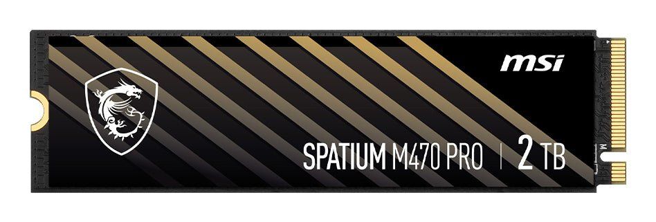 MSI SPATIUM M470 PRO PCIe 4.0 NVMe M.2 2 TB PCI Express 4.0 3D NAND - Image 1