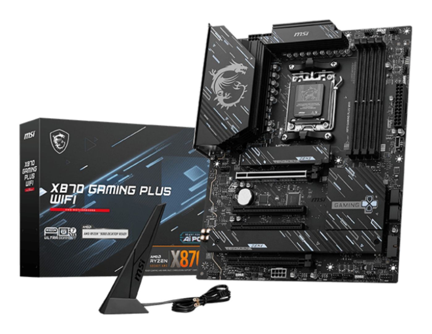 MSI X870 GAMING PLUS WIFI motherboard AMD X870 Socket AM5 ATX - Image 1