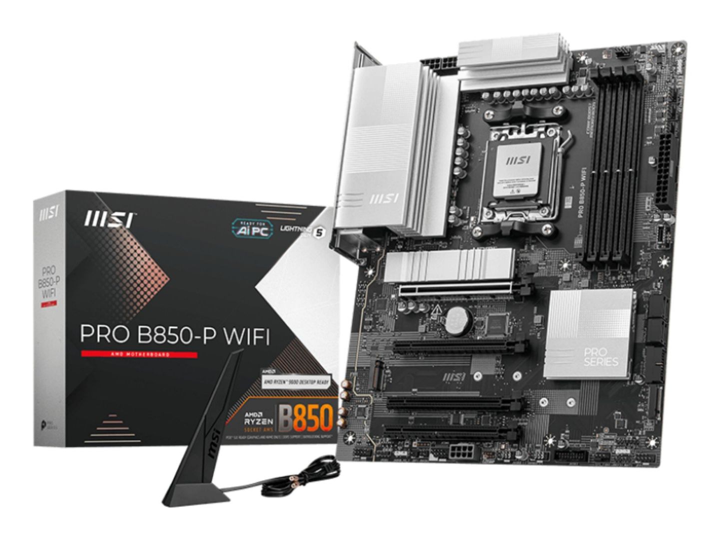 MSI PRO B850-P WIFI motherboard AMD B850 Socket AM5 ATX - Image 1