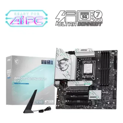 MSI B860M GAMING PLUS WIFI motherboard Intel B860 LGA 1851 (Socket V1) micro ATX - Thumbnail 2
