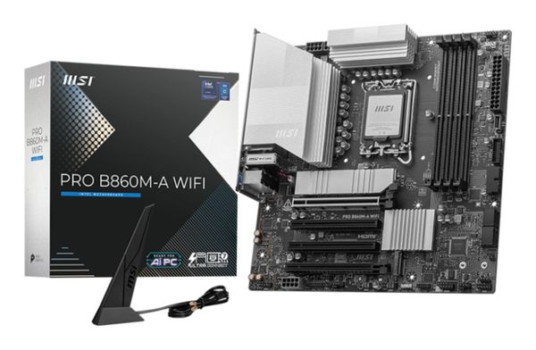 MSI PRO B860M-A WIFI Motherboard ,Intel B860 LGA 1851 (Socket V1), Micro ATX