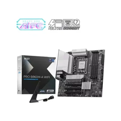 MSI PRO B860M-A WIFI Motherboard ,Intel B860 LGA 1851 (Socket V1), Micro ATX - Thumbnail 2
