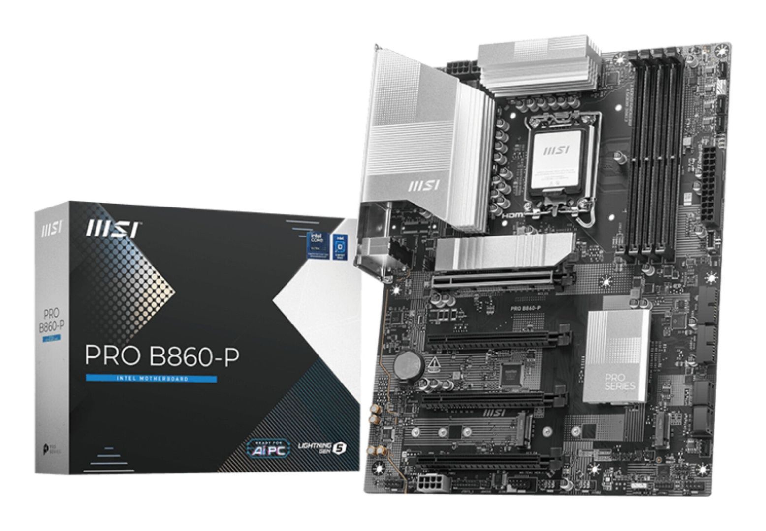 MSI PRO B860-P motherboard Intel B860 LGA 1851 (Socket V1) ATX - Image 1