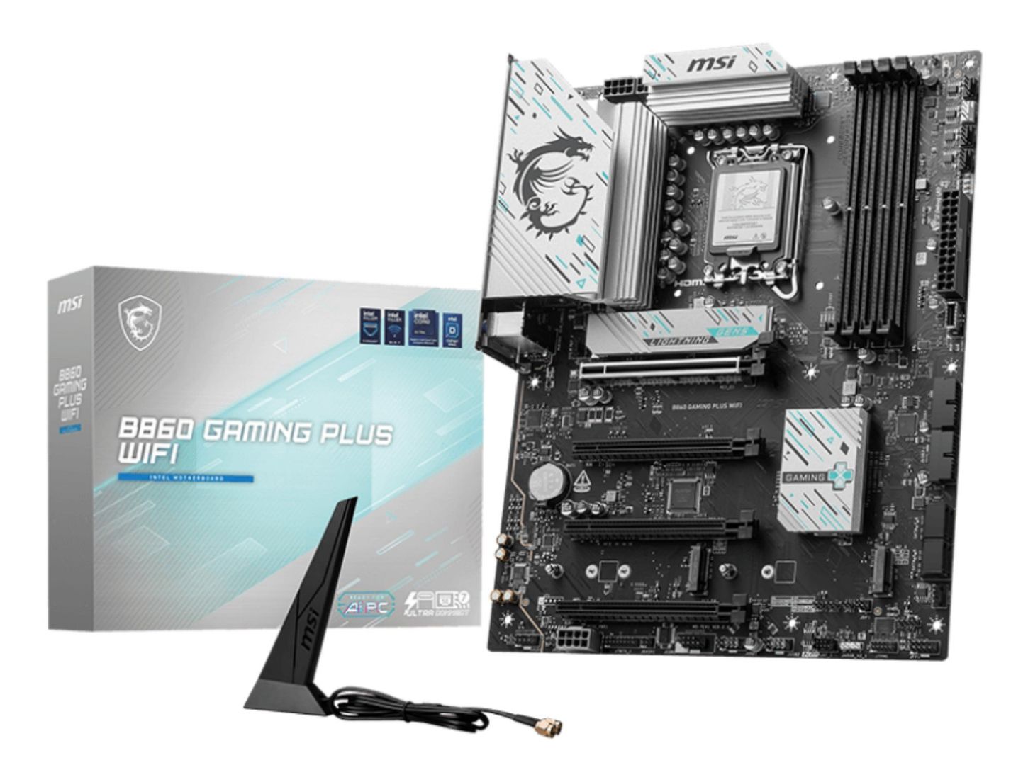 MSI B860 GAMING PLUS WIFI motherboard Intel B860 LGA 1851 (Socket V1) ATX - Image 1
