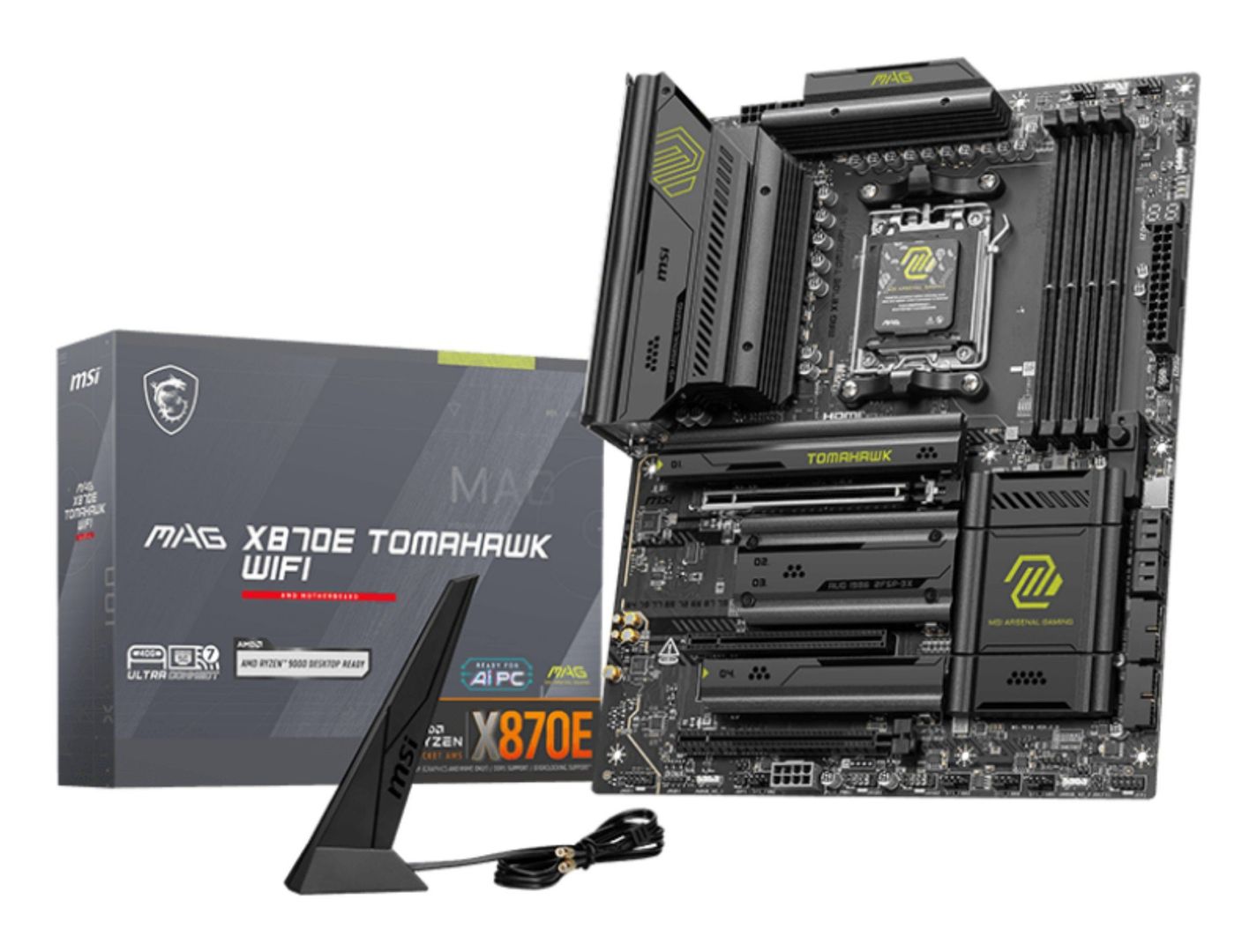MSI MAG X870E TOMAHAWK WIFI motherboard AMD X870E Socket AM5 ATX - Image 1