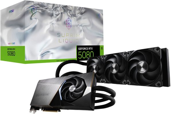 MSI SUPRIM GeForce RTX5080 16G SOC NVIDIA GeForce RTX 5080 16 GB GDDR7