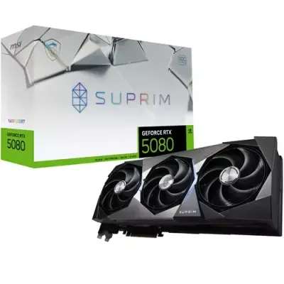 MSI SUPRIM GeForce RTX5080 16G SOC NVIDIA GeForce RTX 5080 16 GB GDDR7 - Thumbnail 3