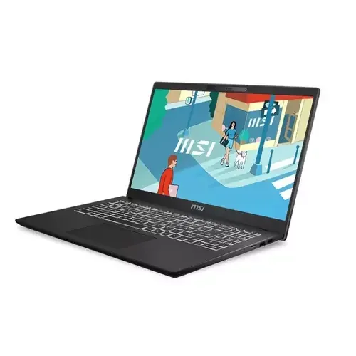 MSI Modern 15 H C13M-274UK Intel Core i7 i7-13700H Laptop 39.6 cm (15.6") Full HD 16 GB DDR4-SDRAM 512 GB SSD Wi-Fi 6E (802.11ax) Windows 11 Home Black - Image 1