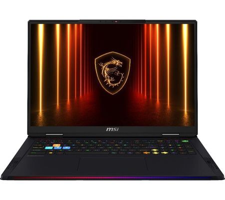 MSI Raider A18 HX A9WIG-004UK AMD Ryzen™ 9 9955HX3D Laptop 45.7 cm (18") UHD+ 64 GB DDR5-SDRAM 2 TB SSD NVIDIA GeForce RTX 5080 Wi-Fi 7 (802.11be) Windows 11 Home Advanced Black
