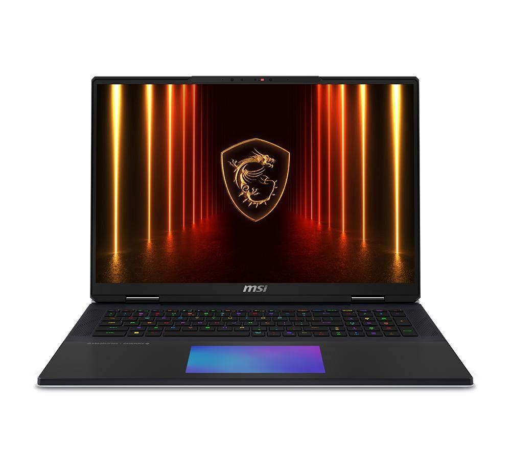 MSI Titan 18 HX AI A2XWIG-008UK Intel Core Ultra 9 285HX Laptop 45.7 cm (18") UHD+ 64 GB DDR5-SDRAM 2 TB SSD NVIDIA GeForce RTX 5080 Wi-Fi 7 (802.11be) Windows 11 Pro Black - Image 1