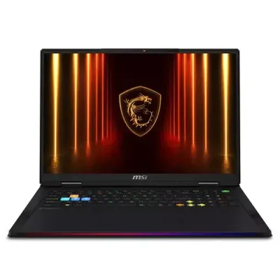 MSI Raider 18 HX AI A2XWJG-009UK Intel Core Ultra 9 285HX Laptop 45.7 cm (18") UHD+ 64 GB DDR5-SDRAM 4 TB SSD NVIDIA GeForce RTX 5090 Wi-Fi 7 (802.11be) Windows 11 Home Advanced UK English Black - Thumbnail 2