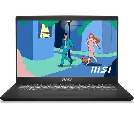 MSI Modern 14 C7M-407UK laptop AMD Ryzen 5 7430U 35.6 cm (14") Full HD 8 GB DDR4-SDRAM 512 GB SSD Wi-Fi 6E (802.11ax) Windows 11 Home UK English Black - Thumbnail 2