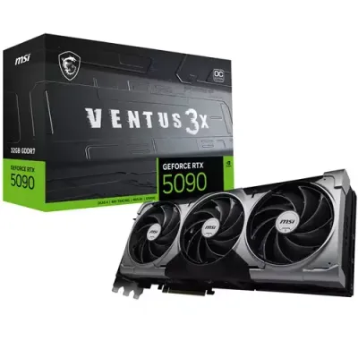 MSI VENTUS GEFORCE RTX 5090 32G 3X OC graphics card NVIDIA 32 GB GDDR7 - Thumbnail 2