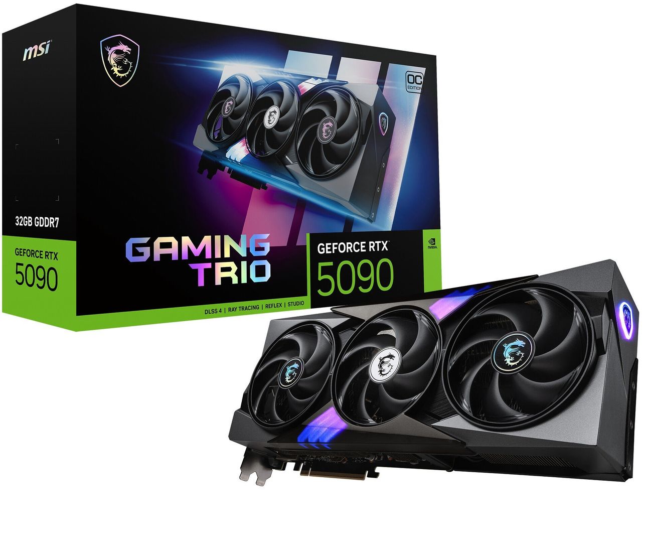 MSI GAMING GeForce RTX5090 TRIO OC 32GB NVIDIA GeForce RTX 5090 GDDR7 - Image 1