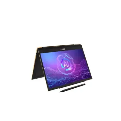 MSI SUMMIT 13 AI EVO A2HMTG-069UK laptop Intel Core Ultra 7 255H Hybrid (2-in-1) 33.8 cm (13.3") Touchscreen Full HD+ 32 GB LPDDR5-SDRAM 1 TB SSD Wi-Fi 7 (802.11be) Windows 11 Home UK English Black - Thumbnail 2