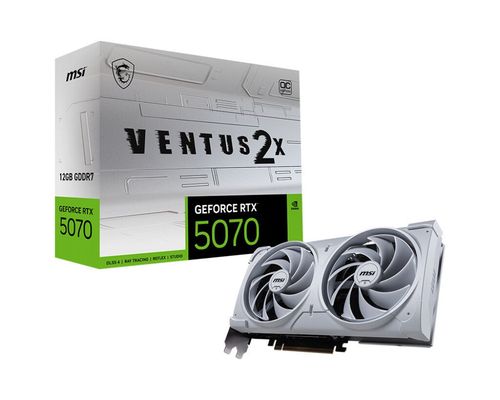 MSI GeForce RTX5070 VENTUS 2X OC White NVIDIA GeForce RTX 5070 12 GB G