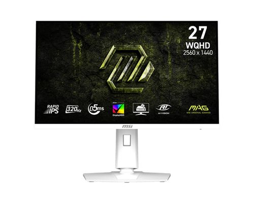 MSI MAG 274QRFW X32 Quad HD 27" IPS LCD Gaming Monitor - White, White