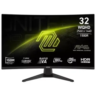 MSI MAG 321CQF E18 computer monitor 80 cm (31.5") 2560 x 1440 pixels Wide Quad HD Black - Thumbnail 2