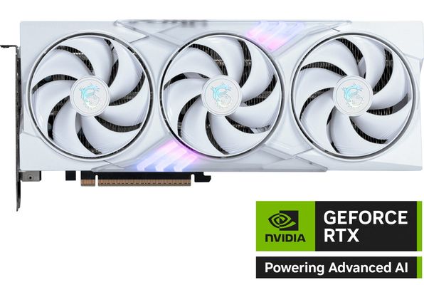 MSI GAMING GeForce RTX 5060 TI 16G TRIO OC WHITE NVIDIA 16 GB GDDR7 - Thumbnail 2