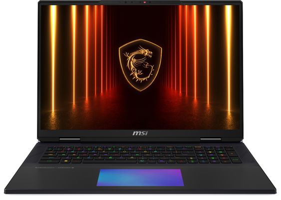 MSI Titan 18 HX AI A2XWJG-498UK Intel Core Ultra 9 285HX Laptop 45.7 cm (18") UHD+ 64 GB DDR5-SDRAM 4 TB SSD NVIDIA GeForce RTX 5090 Wi-Fi 7 (802.11be) Windows 11 Pro UK English Black