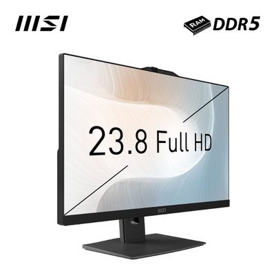 MSI Modern AM242P 1M-1871AT All-in-One PC/workstation Intel Core 3 100 - Thumbnail 2